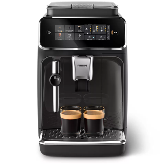 Philips EP3324/40 automata darálós kávéfőző, 1.8L, 1500W, fekete és fényes kasmírszürke