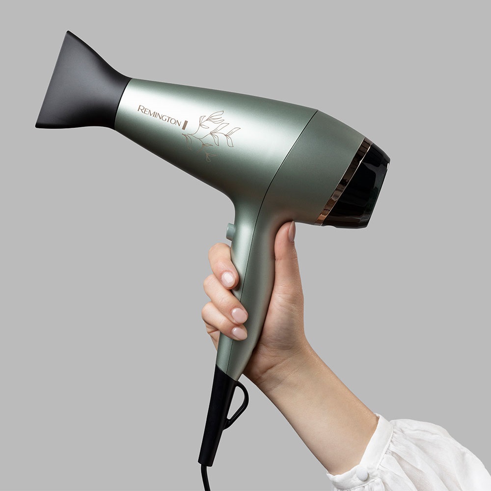 Remington AC5860 Botanicals hajszárító, 2300W, ionizáló funkció, diffúzor, fekete/menta szín 