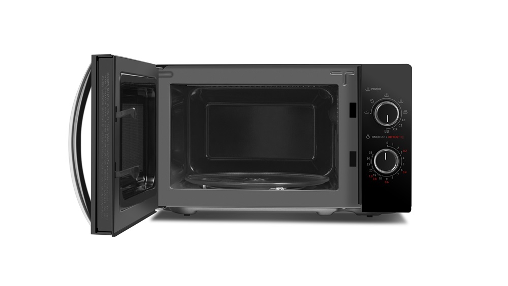 Toshiba MWP-MG20P BK mikrohullámú sütő, 700W, 20L, grill funkció, fekete 