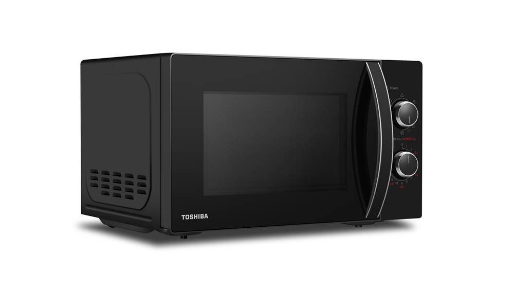 Toshiba MWP-MG20P BK mikrohullámú sütő, 700W, 20L, grill funkció, fekete 