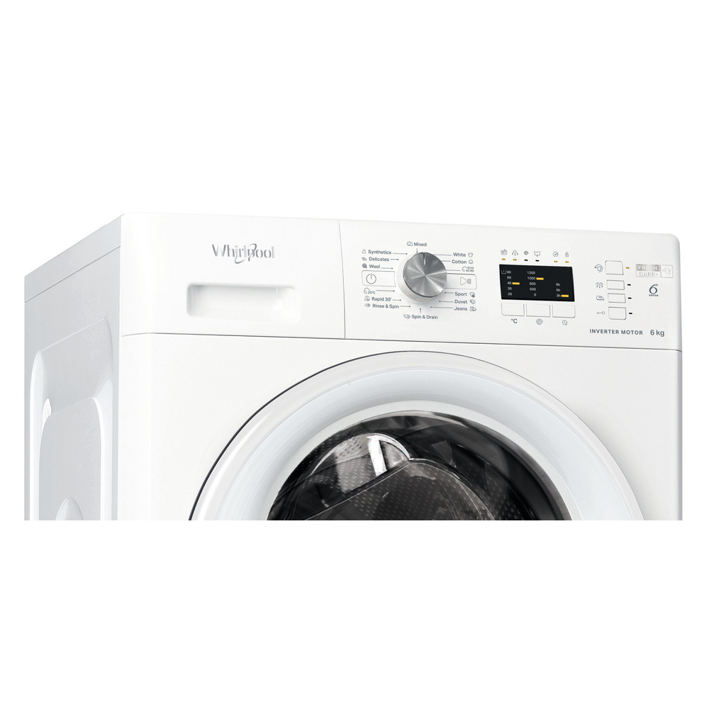 Whirlpool FFL6238WEE elöltöltős mosógép, 6 kg, inverter motor, 59.5x57.5x84.5 cm 
