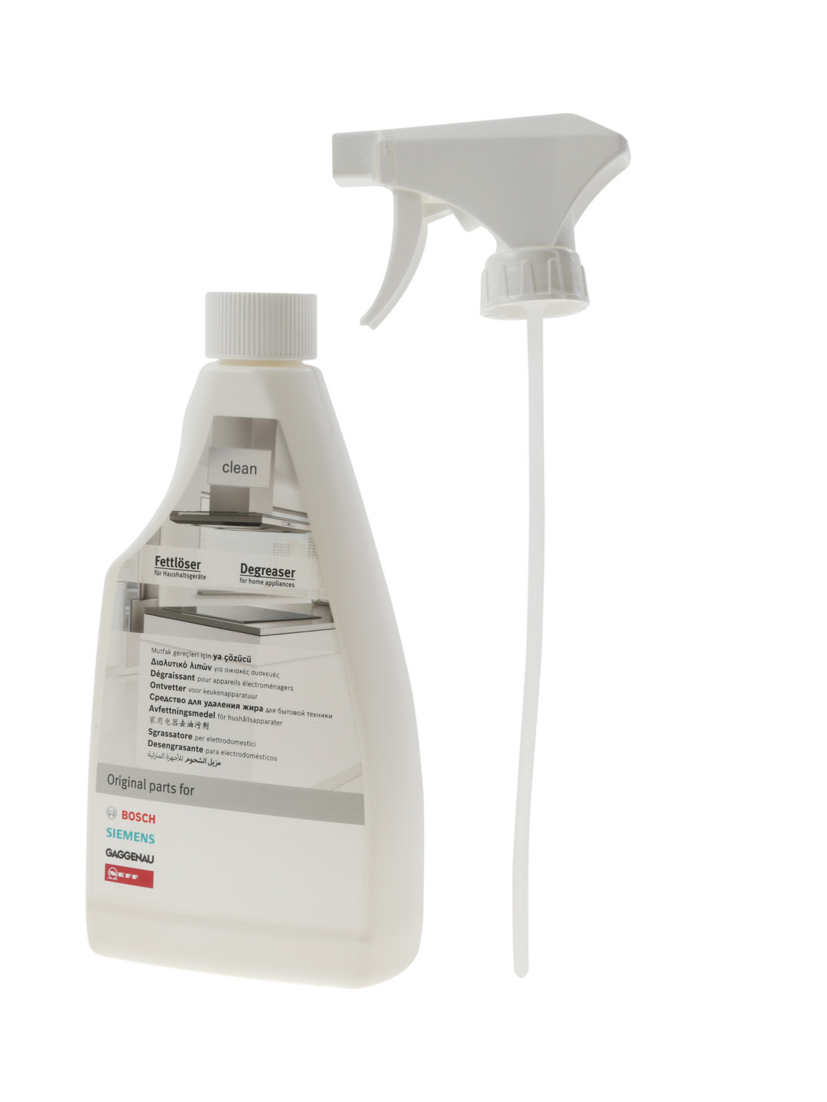 Bosch Neff Siemens 00311781 zsíreltávolító  sütő és főzőlapok elszívó és tartozék tisztításához
