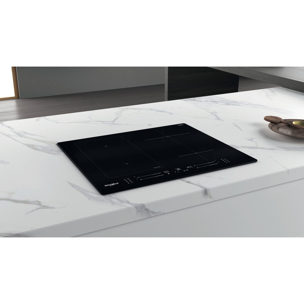 Whirlpool WL S2260 NE beépíthető indukciós kerámialap, 59x51x5.2 cm, fekete 