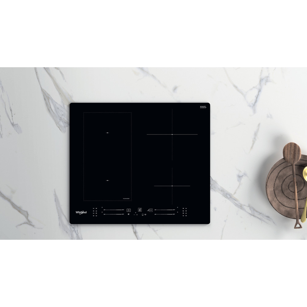 Whirlpool WL S2260 NE beépíthető indukciós kerámialap, 59x51x5.2 cm, fekete 