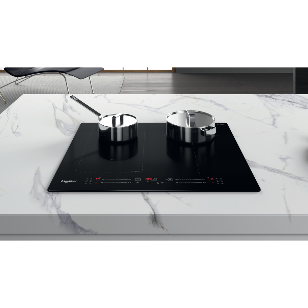 Whirlpool WL S2260 NE beépíthető indukciós kerámialap, 59x51x5.2 cm, fekete 