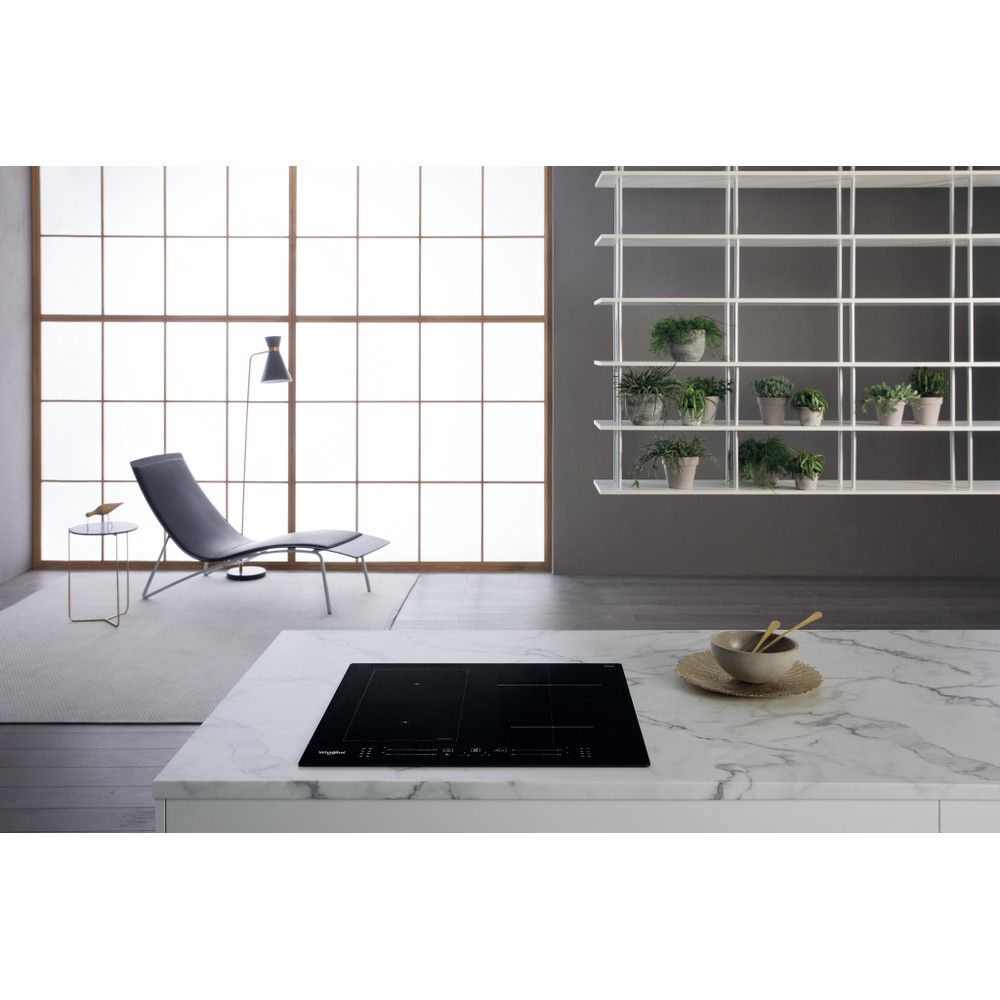 Whirlpool WL S2260 NE beépíthető indukciós kerámialap, 59x51x5.2 cm, fekete 