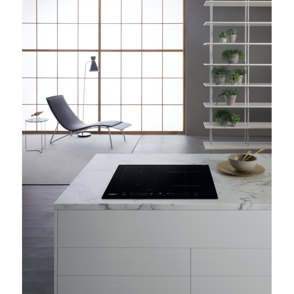 Whirlpool WL S2260 NE beépíthető indukciós kerámialap, 59x51x5.2 cm, fekete 
