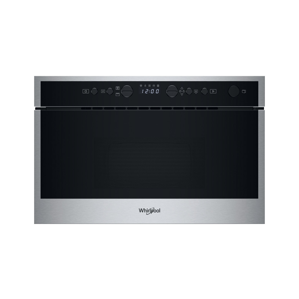 Whirlpool WMN464BX beépíthető mikrohullámú sütő, 22L, 750W, 59.5x32x38.2 cm, inox 