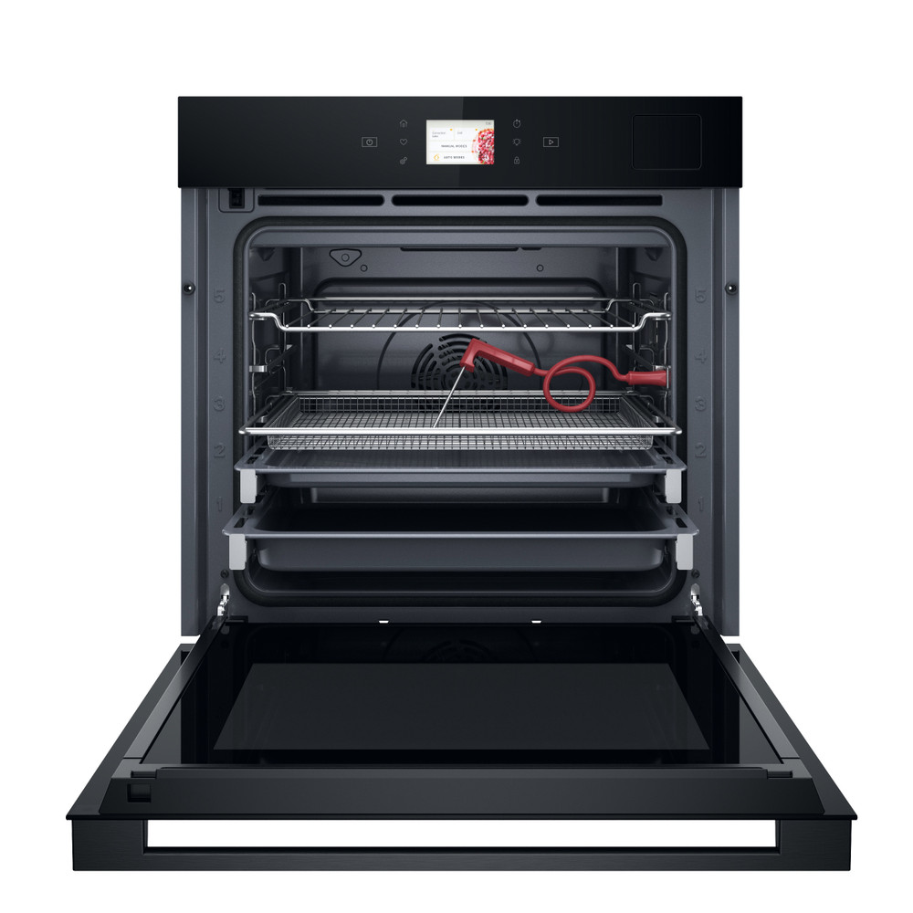 Whirlpool WOI9A8FPT2SBA beépíthető sütő, 73L, pirolitikus és hidrolitikus tisztítás, 59.5x56.4x59.7 cm, fekete szín 