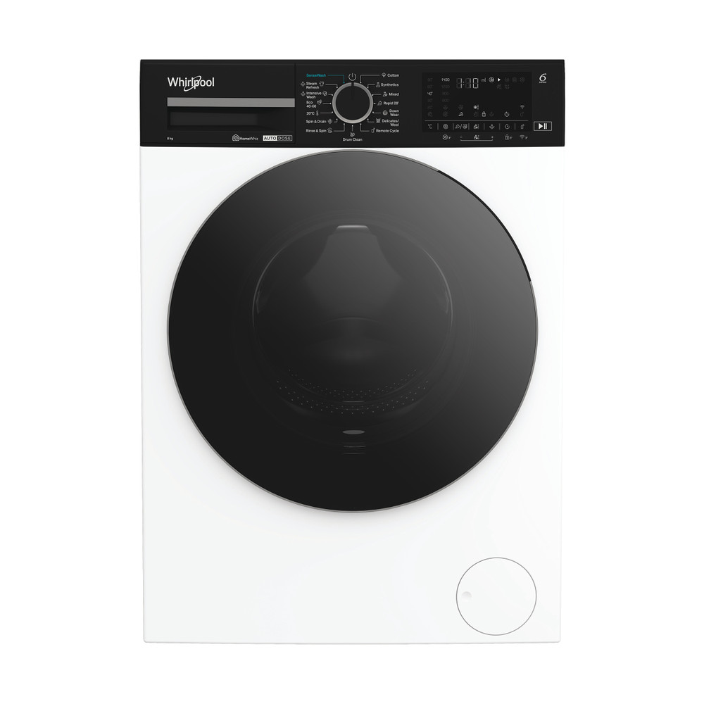 Whirlpool WPM 87W ADS EE elöltöltős mosógép, 8 kg, inverter motor, 60x55x84.5 cm