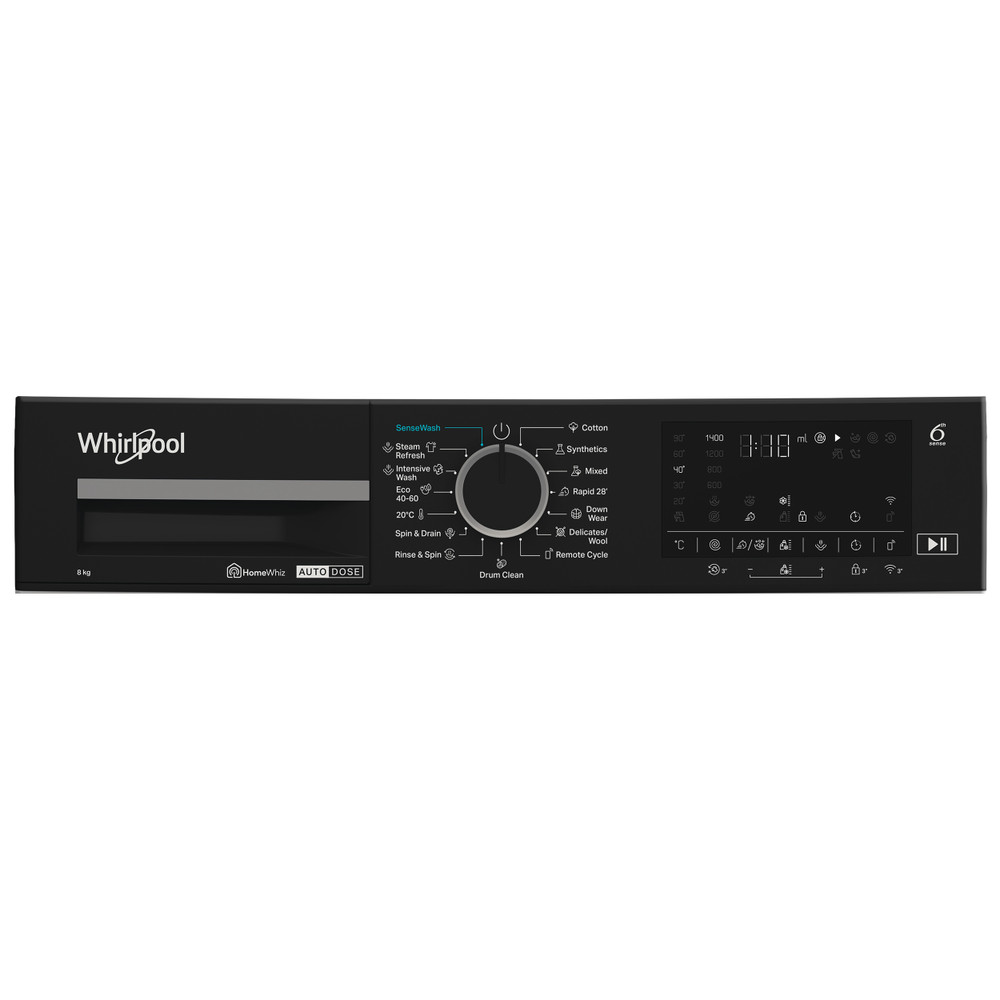 Whirlpool WPM 87W ADS EE elöltöltős mosógép, 8 kg, inverter motor, 60x55x84.5 cm