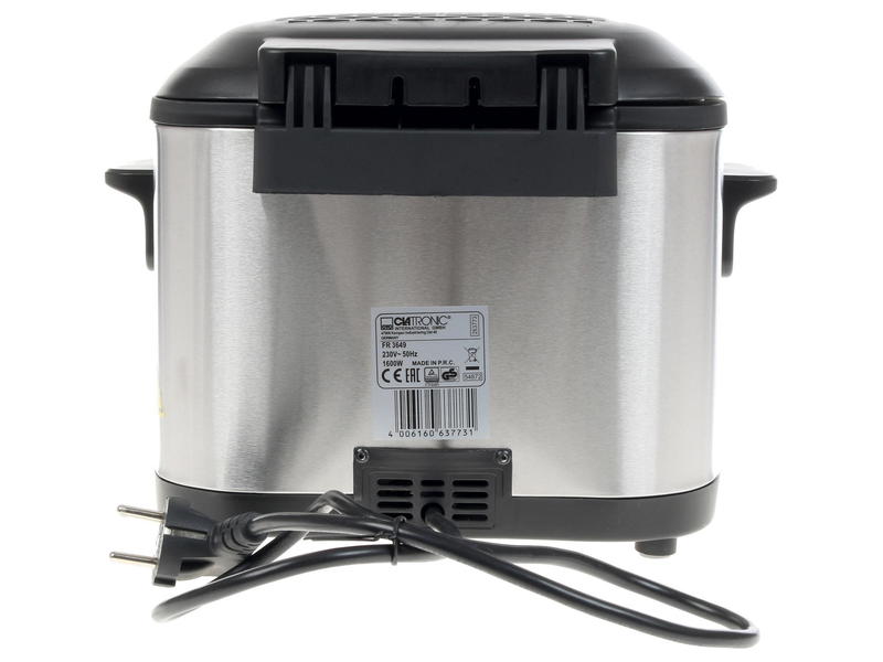 Clatronic FR 3649 olajsütő FR3649, 1600W, fekete szín 
