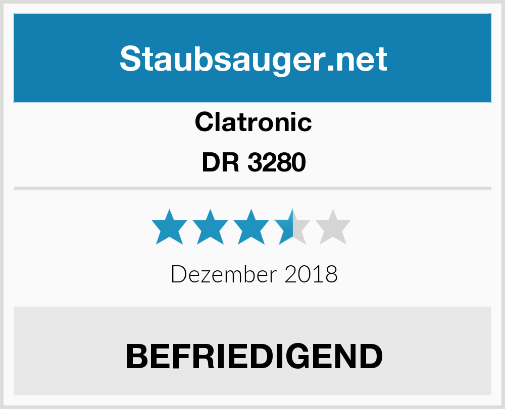 Clatronic DR 3280 gőztisztító