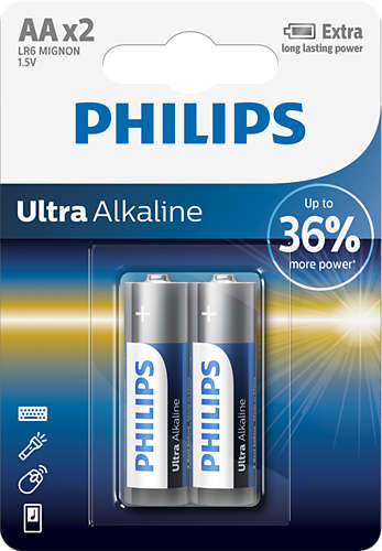 Philips LR6E2B ultra alkaline elem