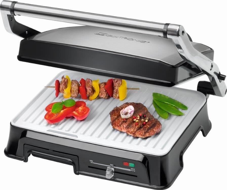 Clatronic KG 3571 kontakt elektromos grill kerámia bevonatú belsővel
