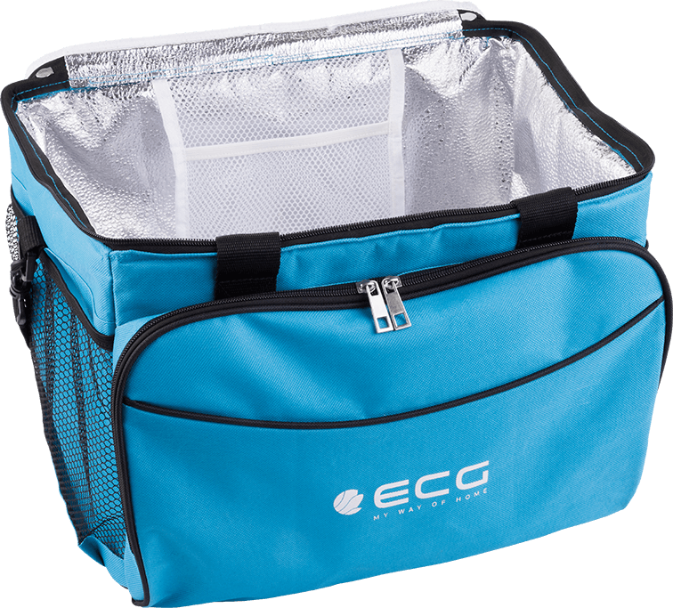 ECG AC 3010C Praktikus hűtőtáska sok zsebbel AC3010C, 30L, kék szín 