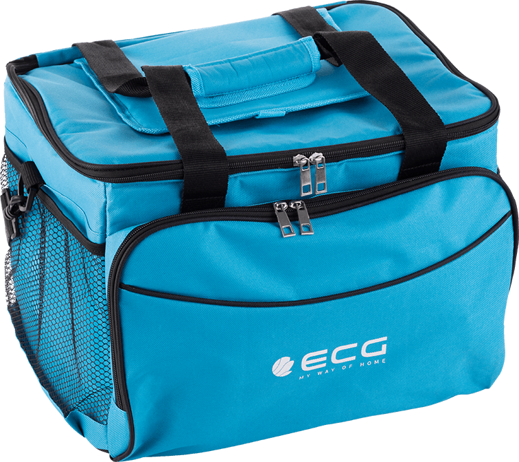 ECG AC 3010C Praktikus hűtőtáska sok zsebbel AC3010C, 30L, kék szín 