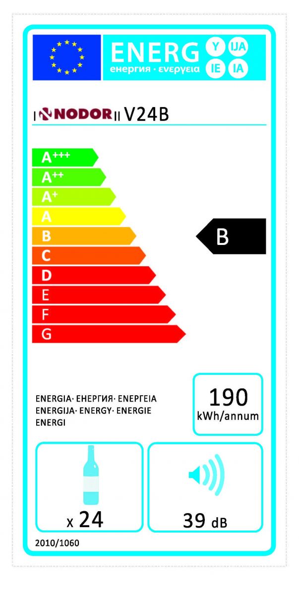 Nodor Vinoteca V24 beépíthető borhűtő