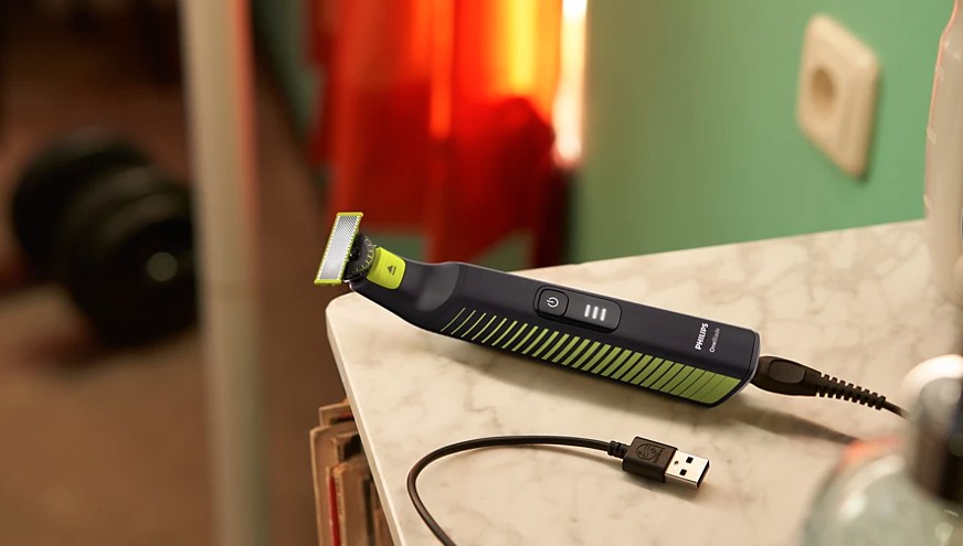 Philips QP6507/23 rezgőkéses borotva, száraz nedves használat, fekete szín 