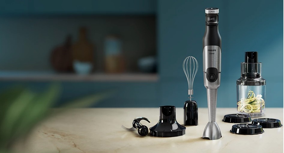 Philips HR2684/00 botmixer szett, 1200W, fekete
