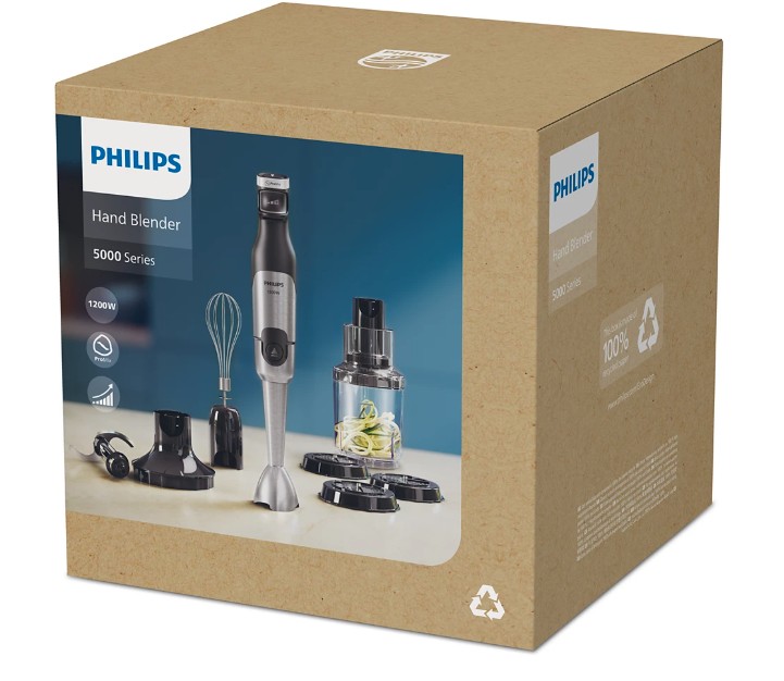 Philips HR2684/00 botmixer szett, 1200W, fekete