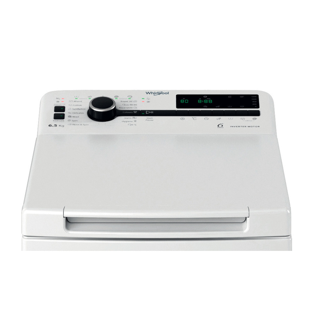 Whirlpool TDLRB 65261BS EU/N felültöltős mosógép, inverter motor, 40x60x90 cm