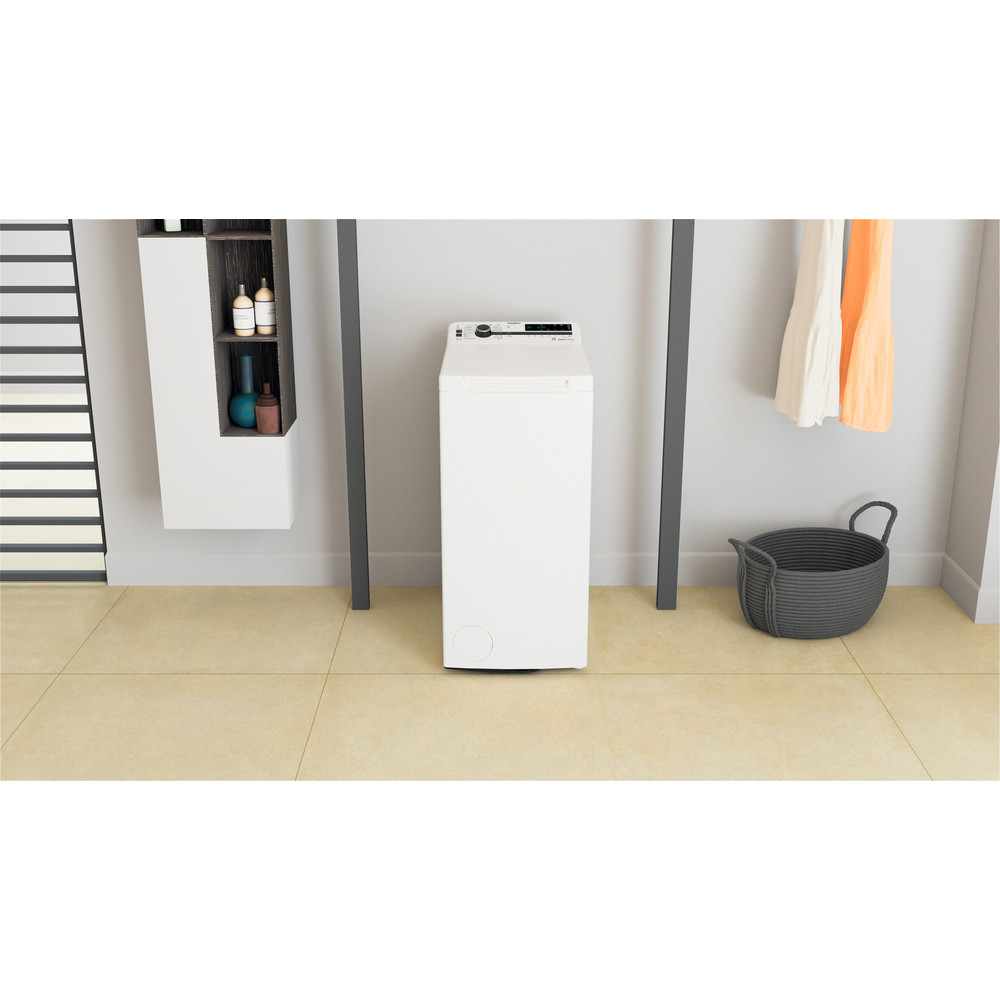Whirlpool TDLRB7232BS EU/N felültöltős mosógép ZEN techológia, extra csendes Direct Drive motor, 7 kg, 40x60x90 cm 