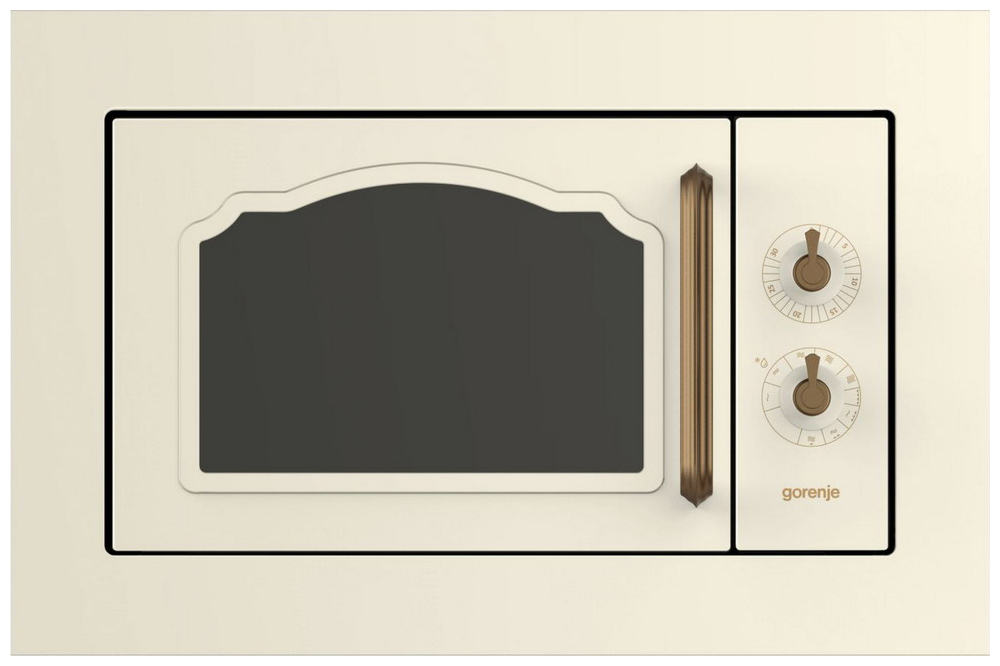Gorenje BM235CLI beépíthető mikrosütő, 800W, 23L, 59.2x35.6x39 cm, bézs szín 
