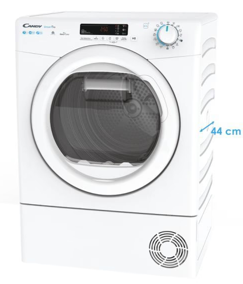 Candy CSO4H7A2DE-S hőszivattyús szárítógép, 7 kg, Wifi, 59.6x48.4x85 cm