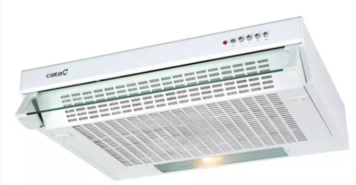 CATA F-2060 WH/L fehér 60cm konyhai elszívó mosható fém zsírszűrővel 