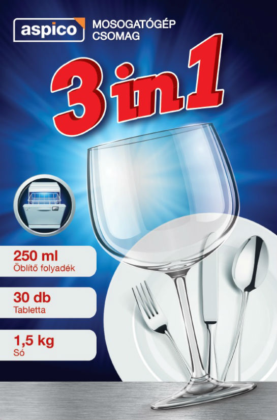 Aspico 3 in 1 Induló csomag mosogatógéphez
