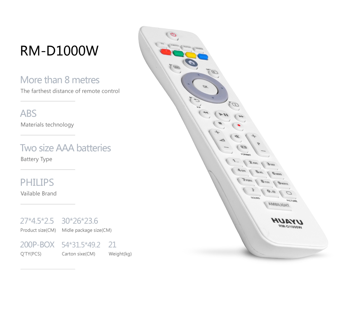 Philips LCD/LED tv távvezérlő RMD1000W
