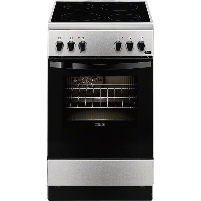 Zanussi ZCV550G1XA inox kerámialapos tűzhely