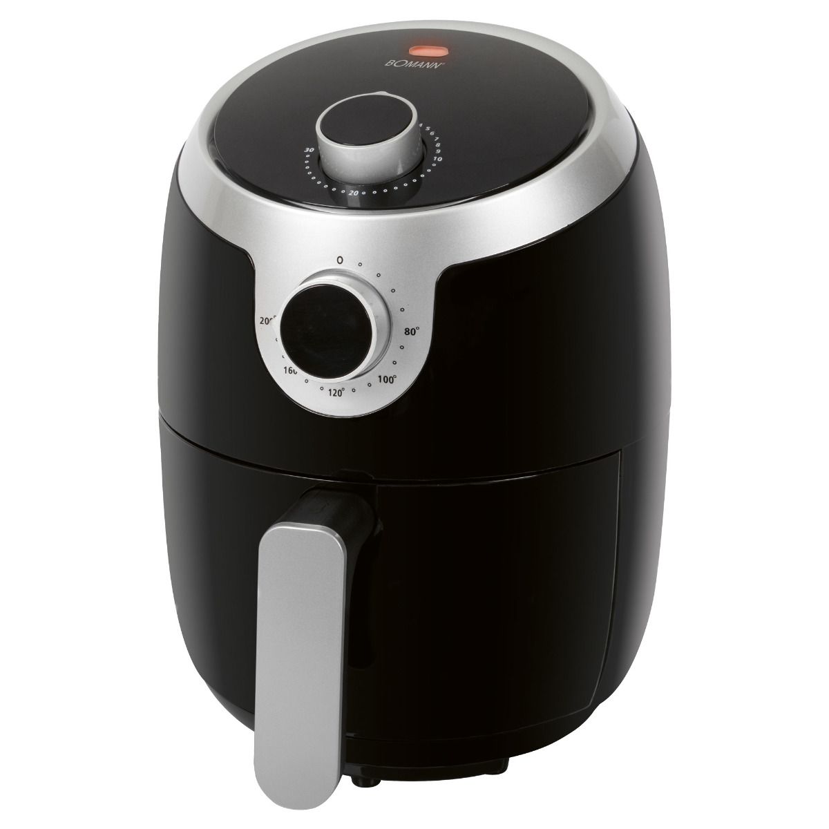 Bomann FR6050 H fekete air frier forrólevegős sütő 1,8l