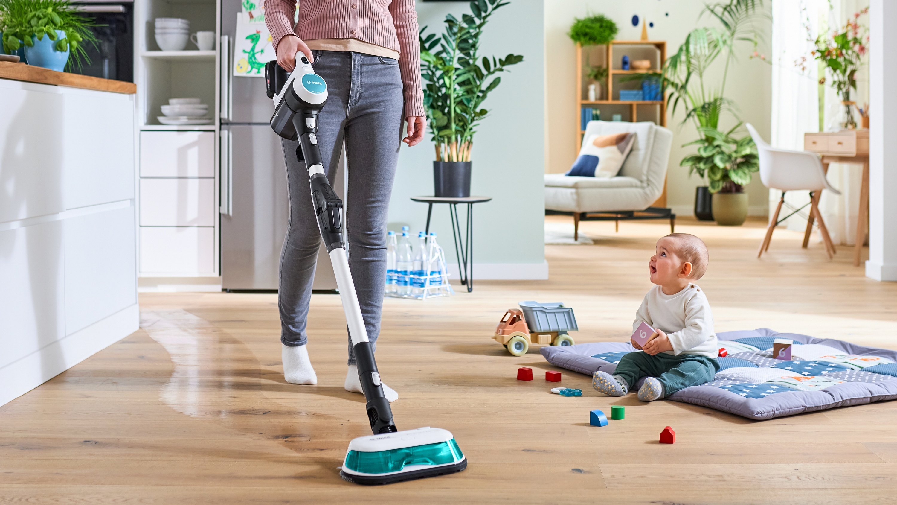 Bosch BCS71HYG1, Vezeték nélküli porszívó és felmosó
