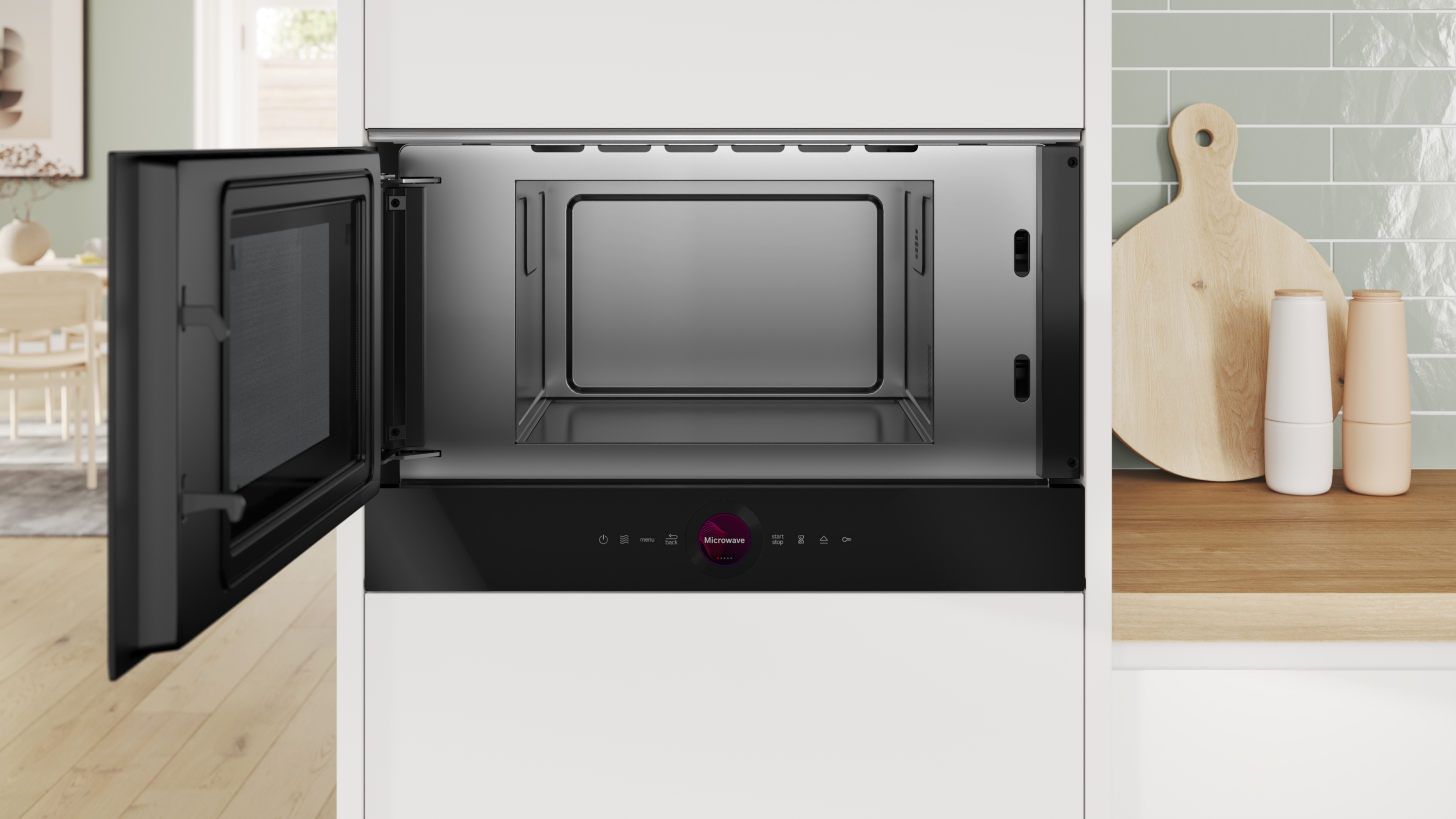 Bosch BFL7221B1, Beépíthető mikrohullámú sütő