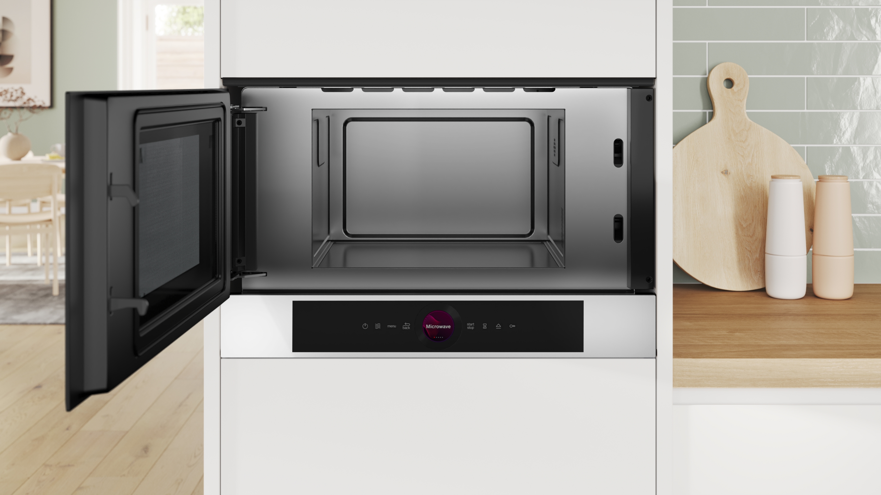 Bosch BFL7221W1, Beépíthető mikrohullámú sütő