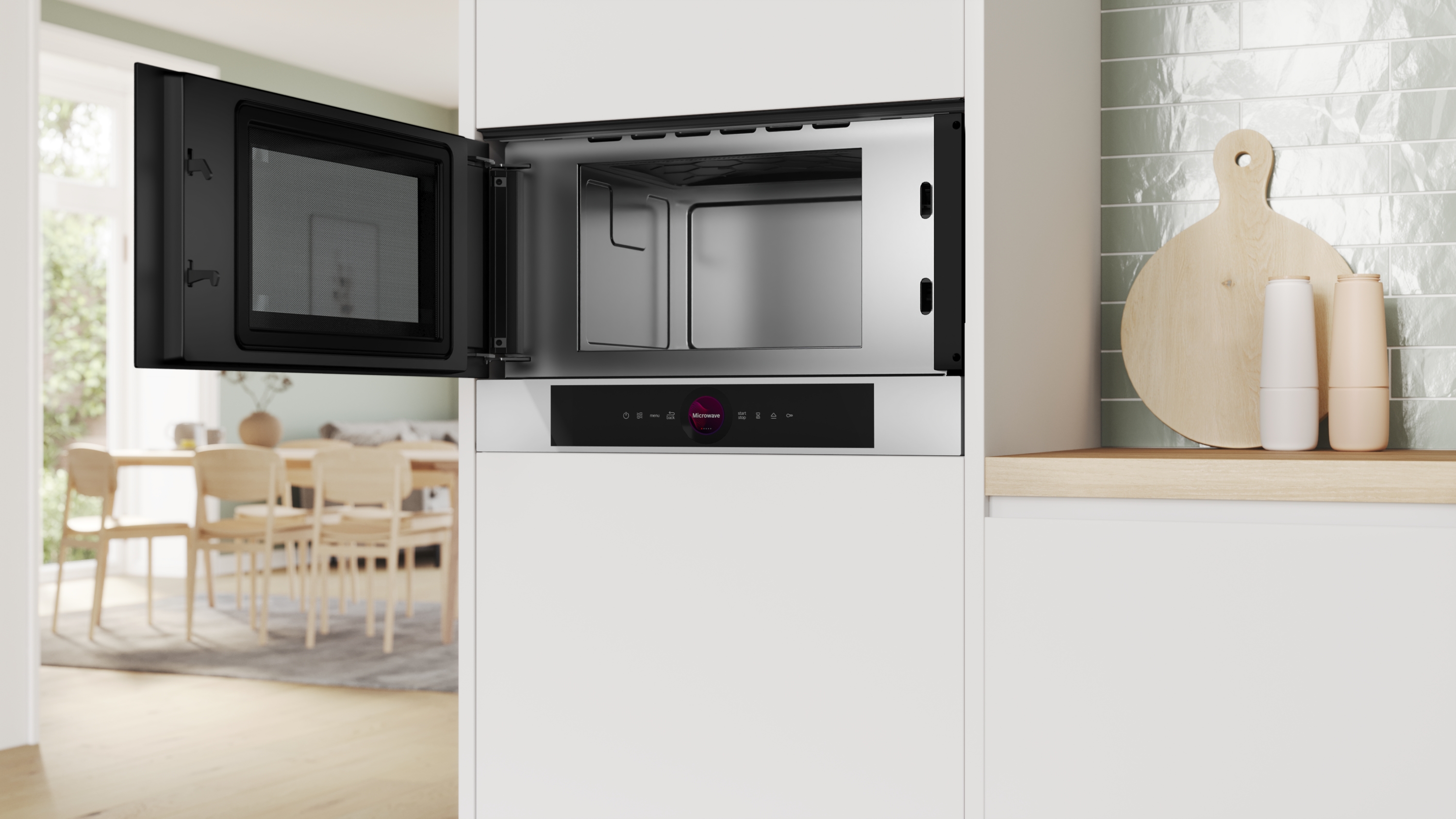 Bosch BFL7221W1, Beépíthető mikrohullámú sütő