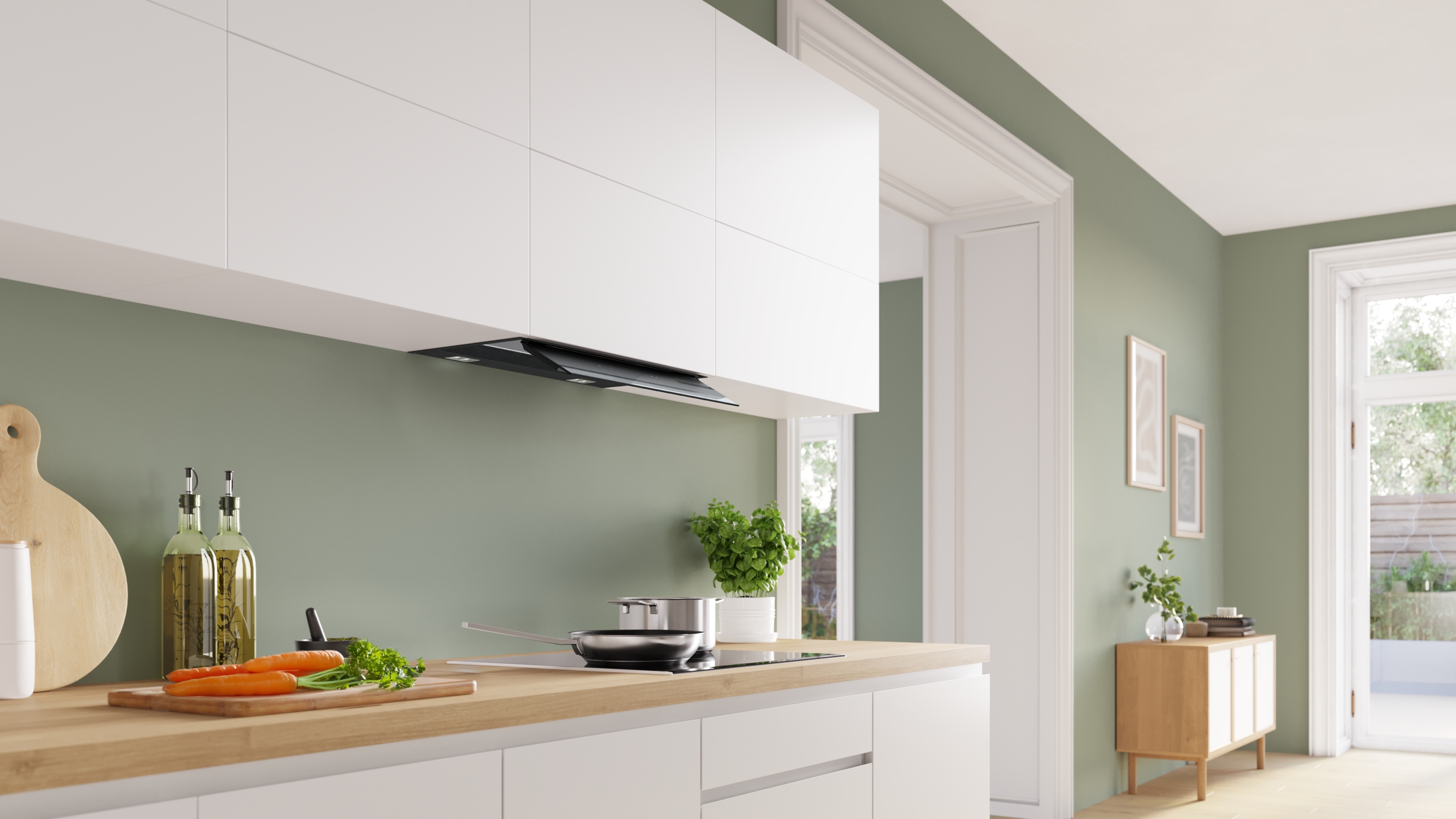 Bosch DBB67DP60, integrált kialakítású páraelszívó