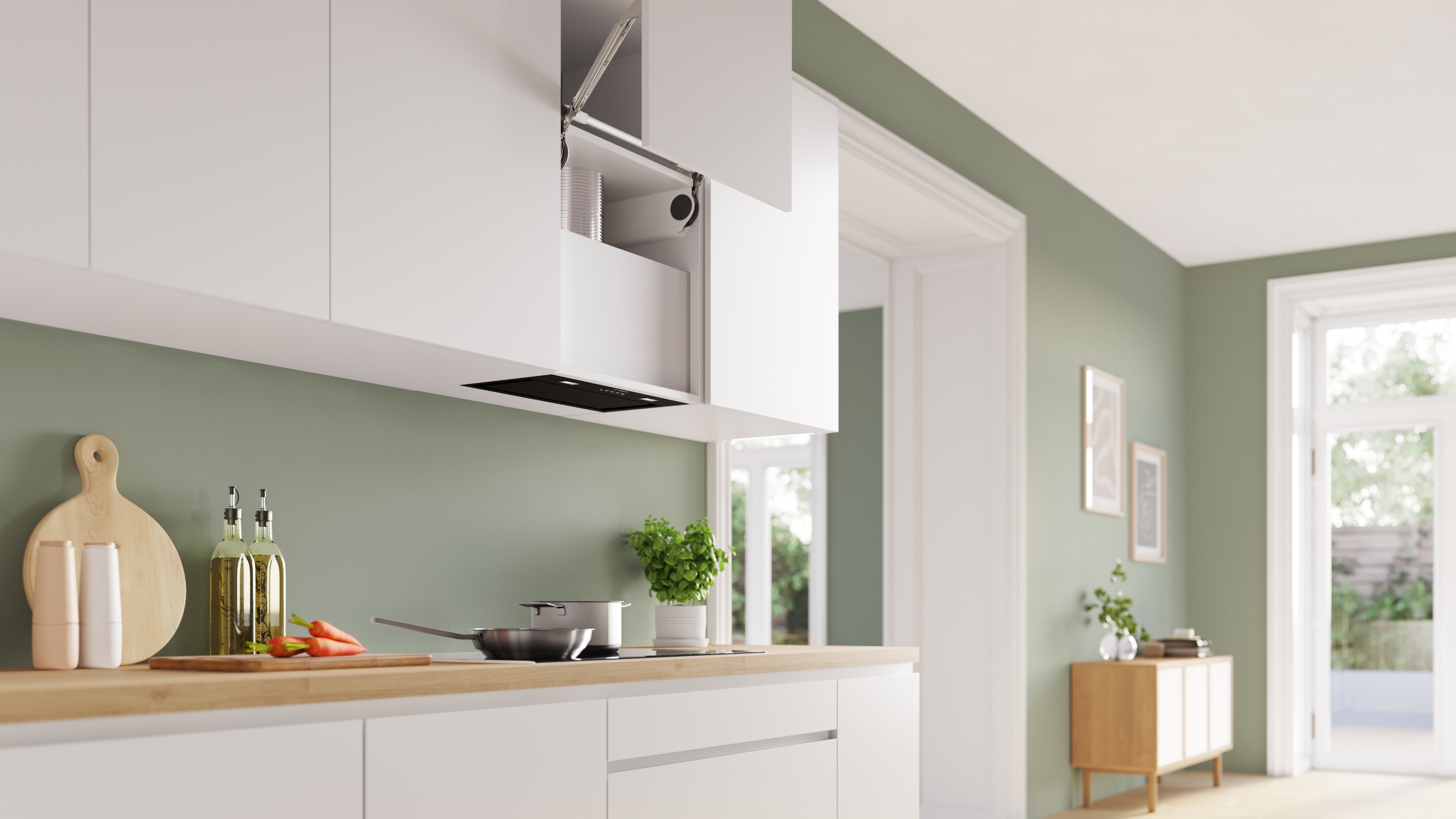 Bosch DLN56AC60, Kürtős páraelszívó