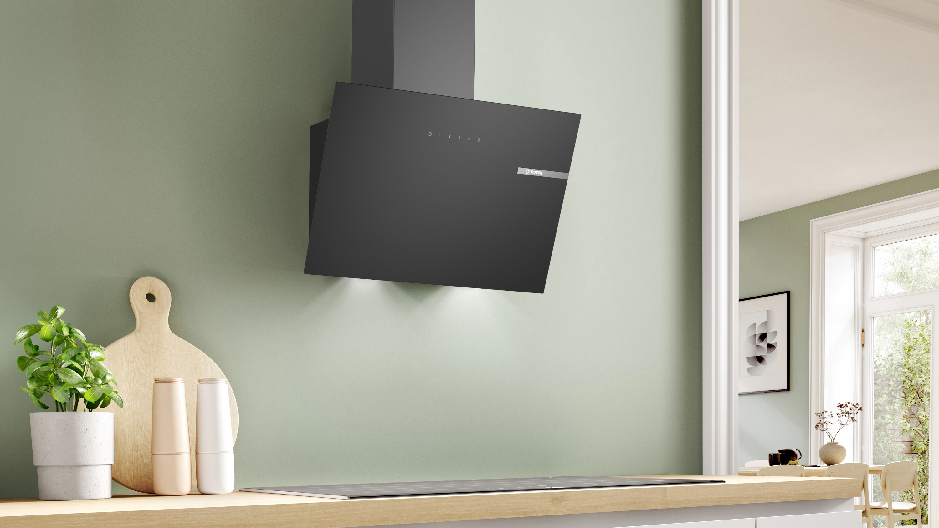 Bosch DWK65DK60, Falra szerelhető páraelszívó