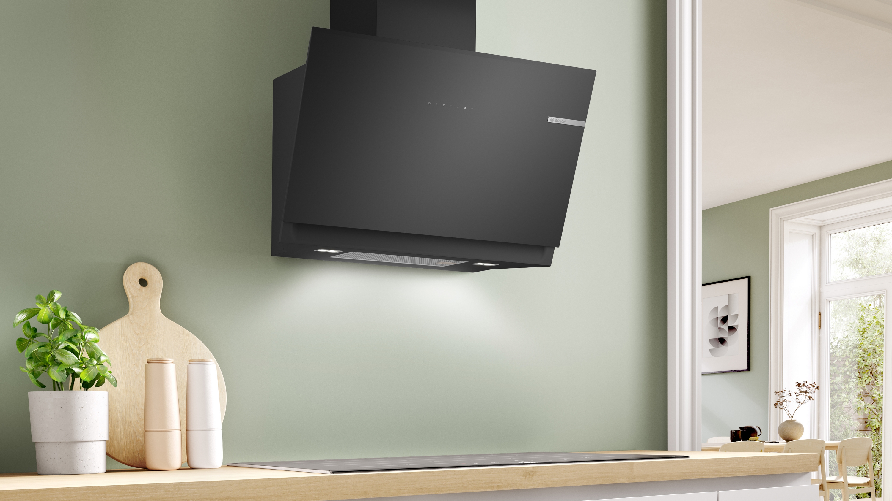 Bosch DWK81AN60, Falra szerelhető páraelszívó