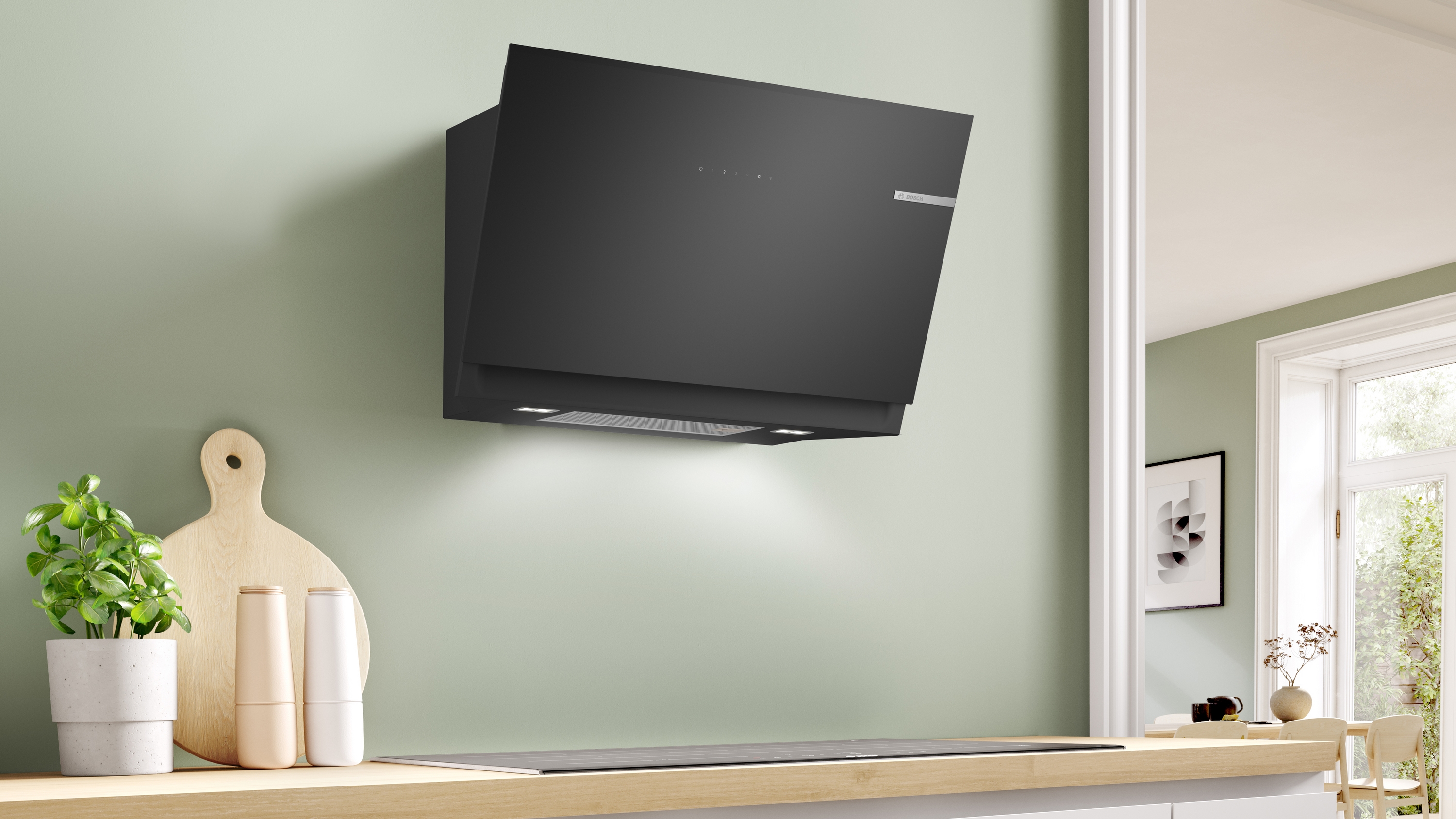 Bosch DWK81AN60, Falra szerelhető páraelszívó