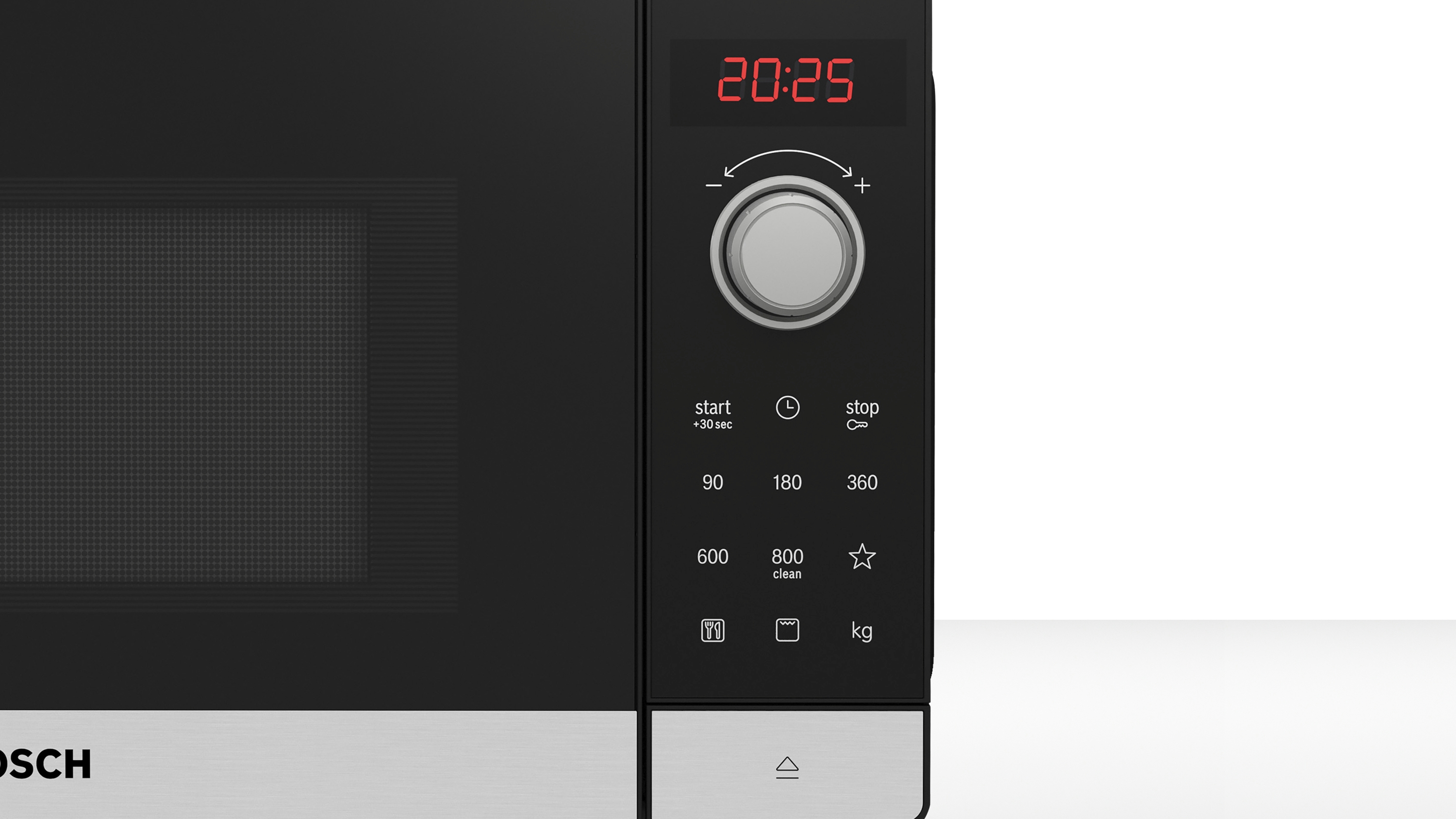 Bosch FEL023MS2, Szabadon álló mikrohullámú sütő grill funkcióval
