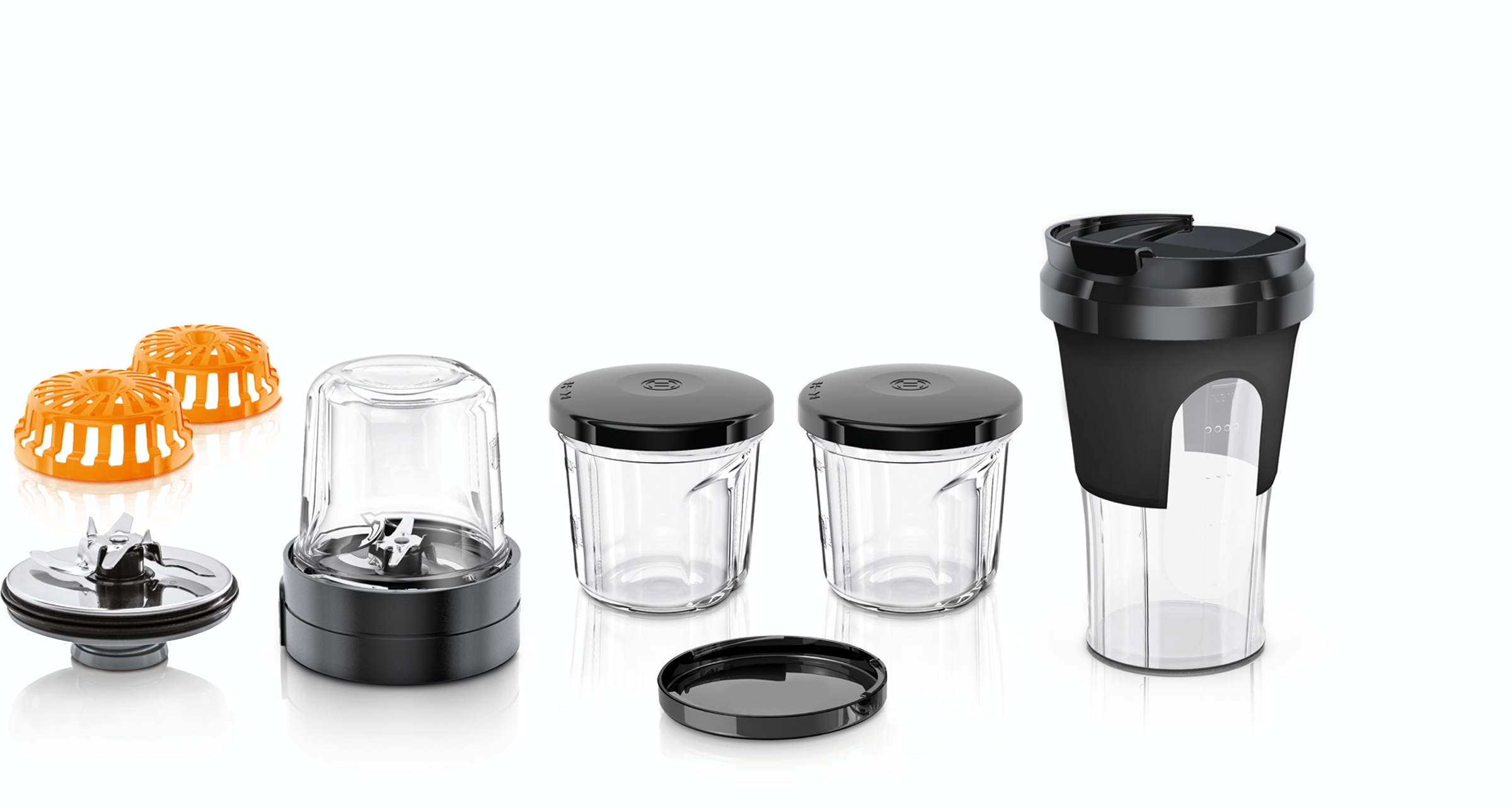 Bosch MUZ45XCG1, 3in1 többfunkciós daráló fedeles edénnyel