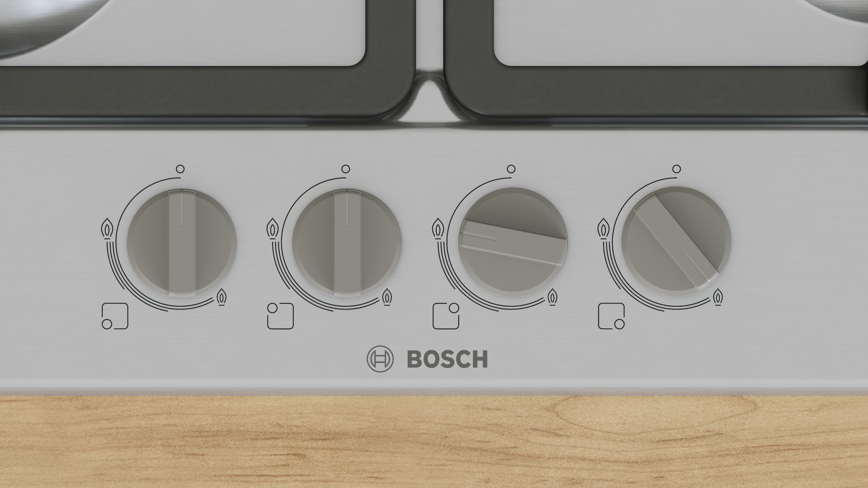 Bosch PGH6B5K90, Gáz főzőlap