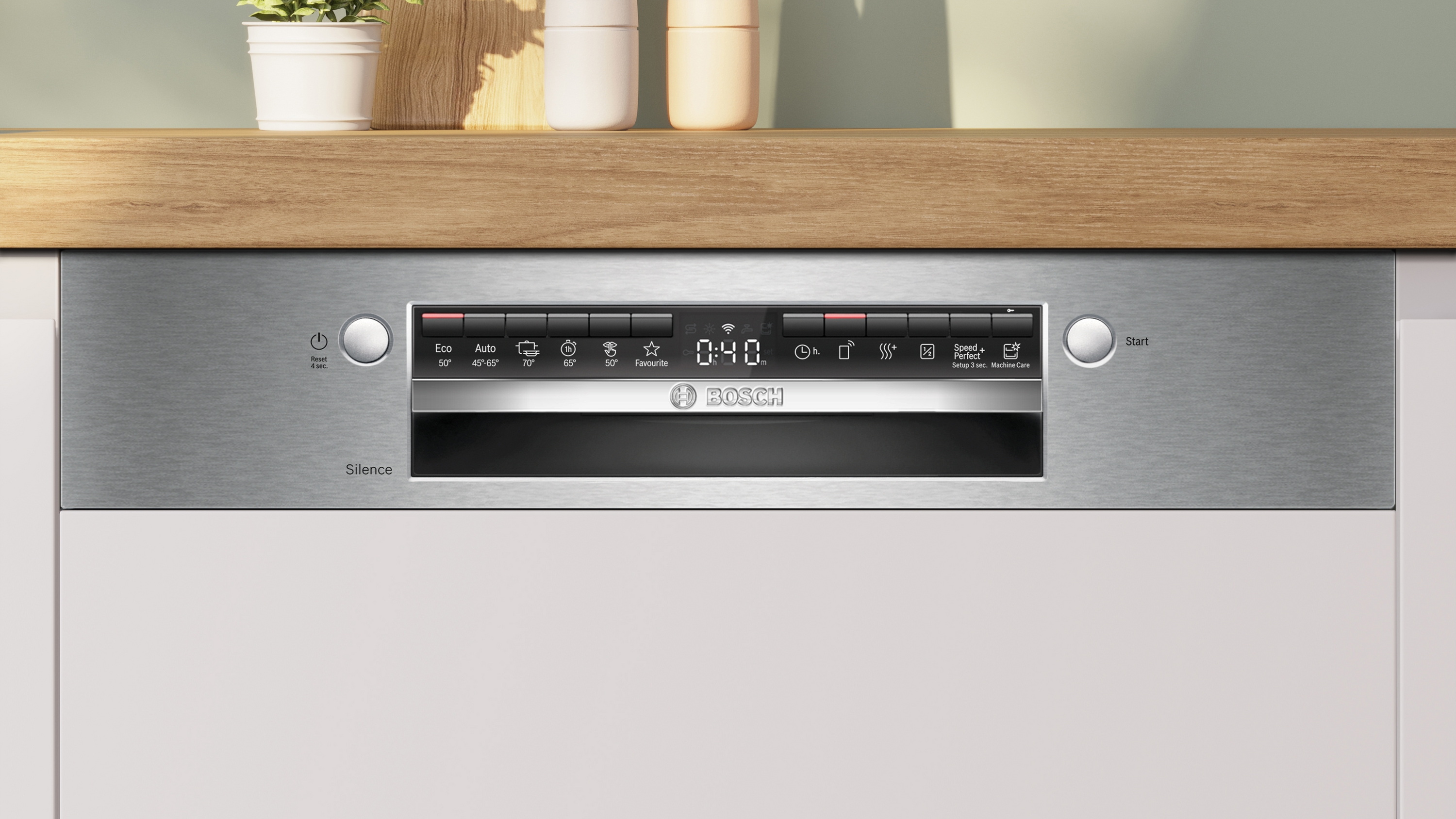 Bosch SMI4HTS14E, Félig beépíthető mosogatógép