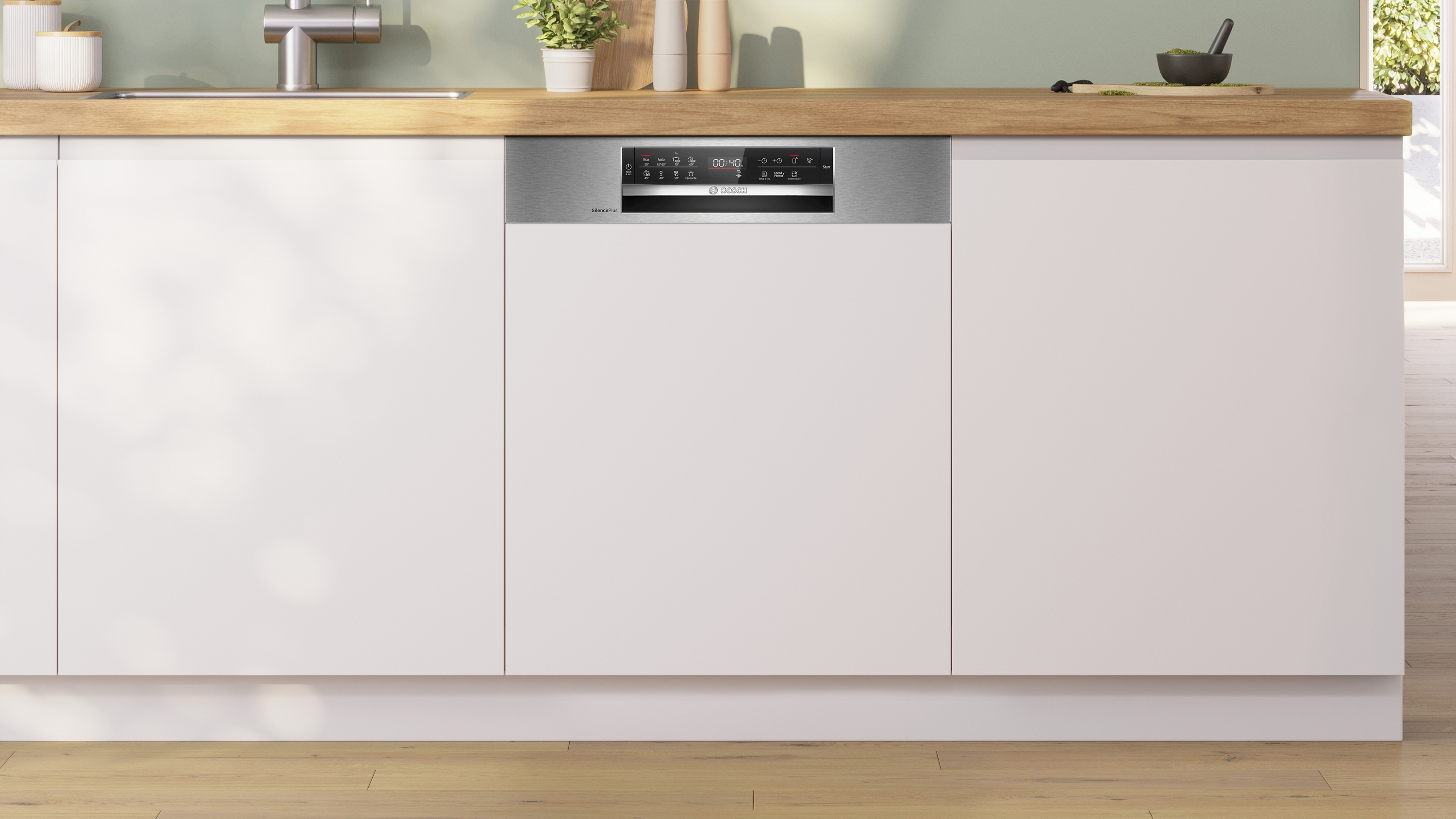 Bosch SMI6ECS10E, Félig beépíthető mosogatógép