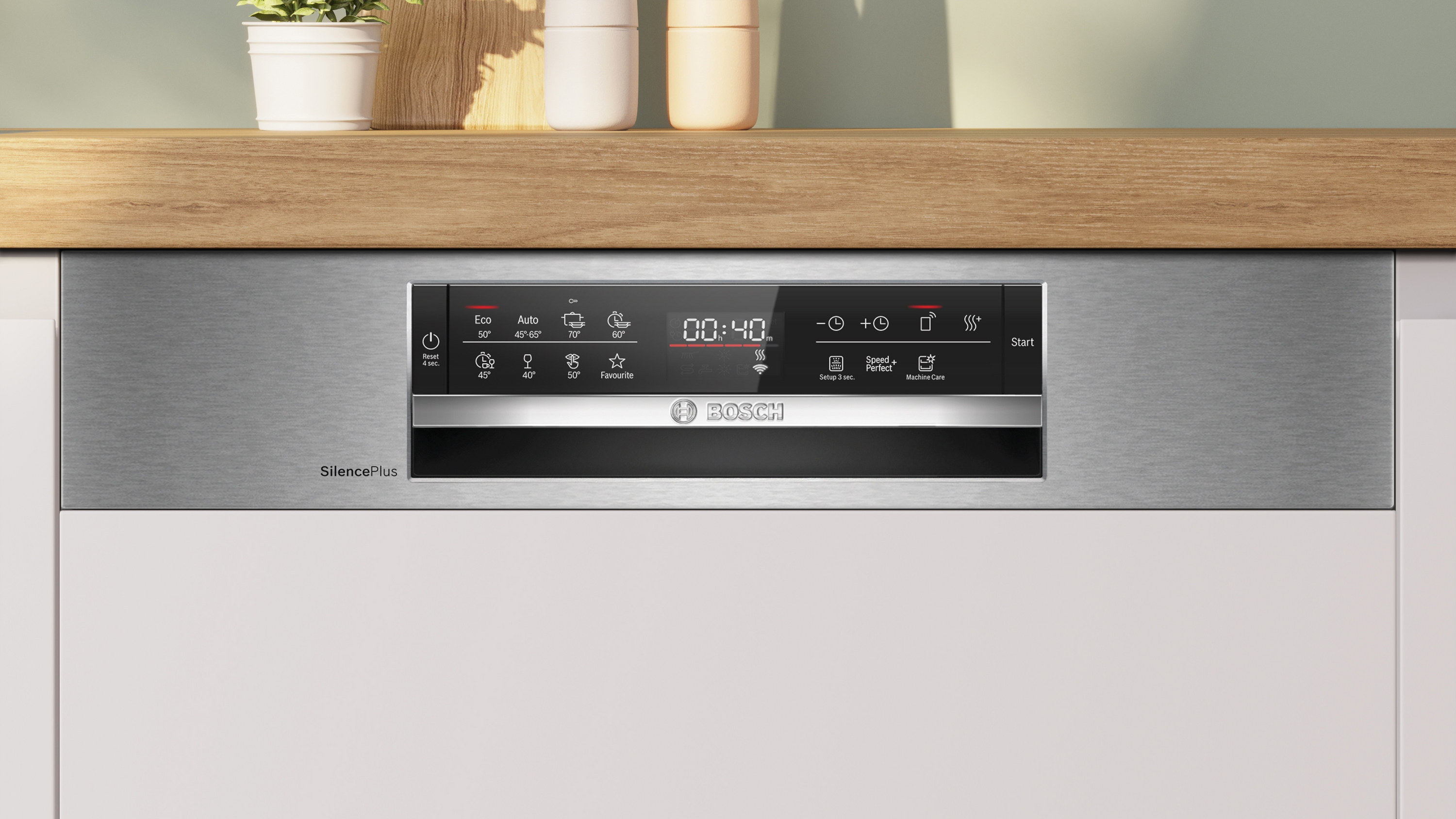 Bosch SMI6ECS10E, Félig beépíthető mosogatógép
