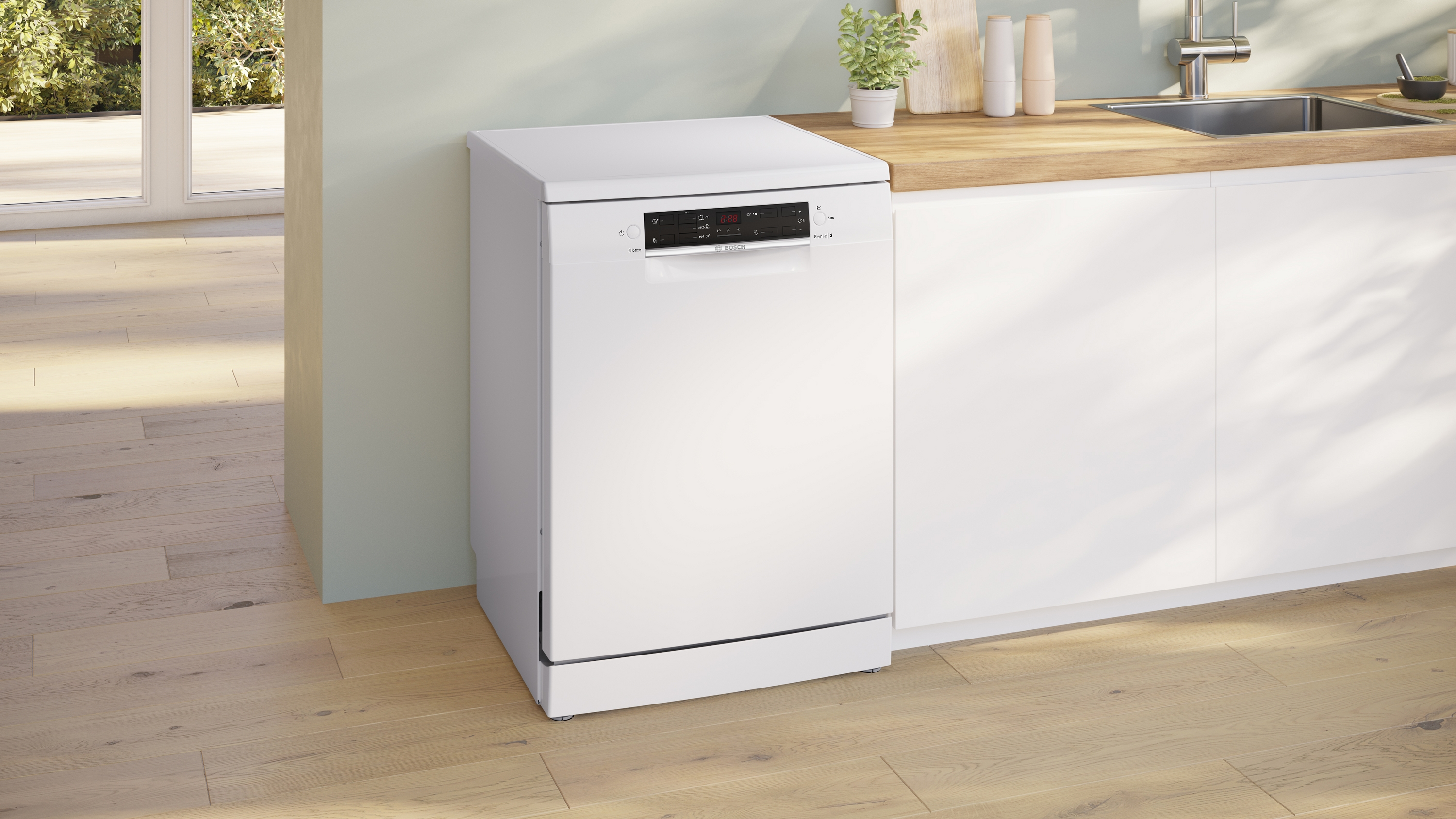 Bosch SMS25AW10F, Szabadonálló mosogatógép